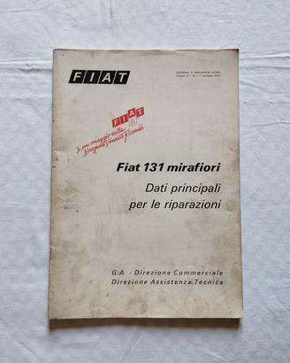 Manuale Fiat 131 Mirafiori 