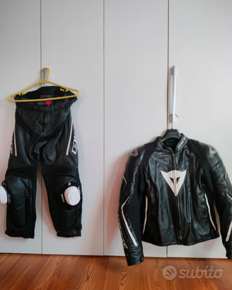 Giacca+ pantalone uomo dainese tg.52 usata