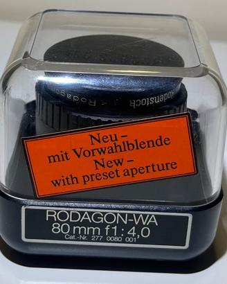 Obiettivo Rodenstock Rodagon WA 80mm f4