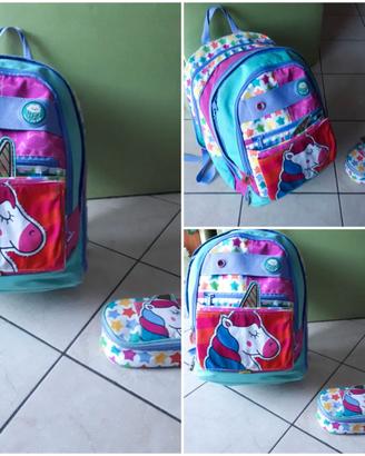 Zaino GoPop Unicorno con Astuccio