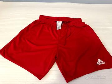 Adidas shorts pantaloncini rosso Climalite (L)