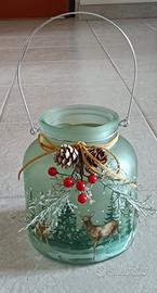 Portabonbon/portacandela/lanterna c/ manico 