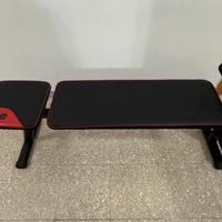 Panca più valigia pesi