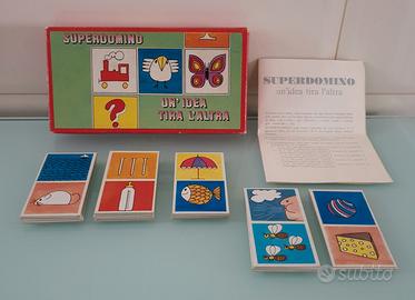 Gioco Superdomino Un'Idea Tira L'Altra Anni 70