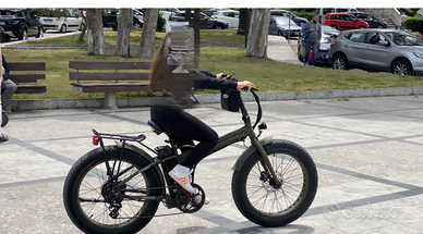 BIG BAD BIKE 500W VERDE MILITARE