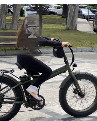 BIG BAD BIKE 500W VERDE MILITARE