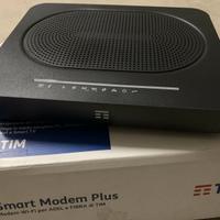 Smart Modem Plus ADSL FIBRA TIM Nero