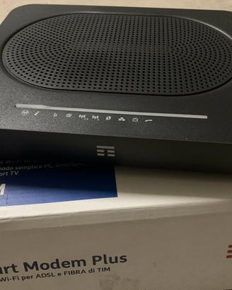 Smart Modem Plus ADSL FIBRA TIM Nero