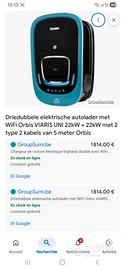 Colonnetta di ricarica per auto elettriche 