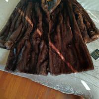Pelliccia visone con certificato di garanzia 