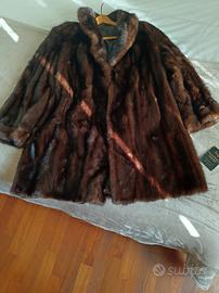 Pelliccia visone con certificato di garanzia 