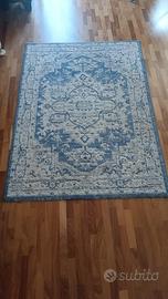 Tappeto 120x170 blu/beige