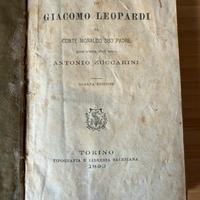 Lettere di Giacomo Leopardi –Quarta edizione  1893