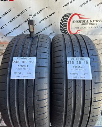 2 PNEUMATICI 235/35 R19 PIRELLI ESTIVE 80%