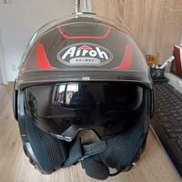  casco airoh rev nero/rosso