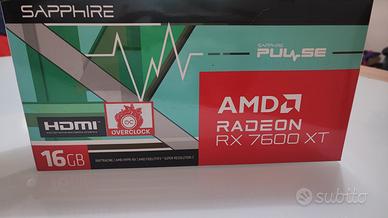 RX 7600 XT 16GB Sapphire Pulse – Perfetta – Gaming