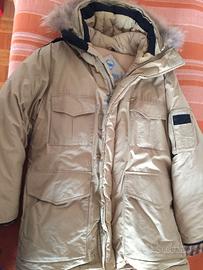 Giubbotto invernale caldo, colore beige, tg.M