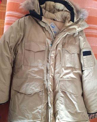 Giubbotto invernale caldo, colore beige, tg.M