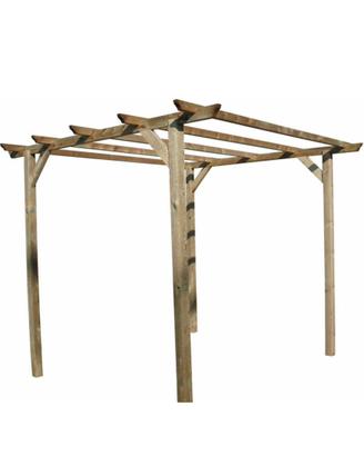 Gazebo in legno 3x3