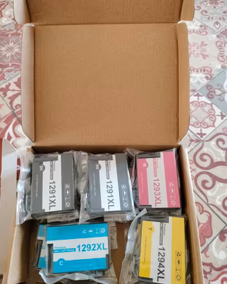 11 Cartucce inchiostro 129XL vari colori