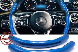 COPRIVOLANTE per MERCEDES in FIBRA CARBONIO Blu