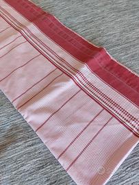 Set lenzuola in cotone rosa per letto singolo 