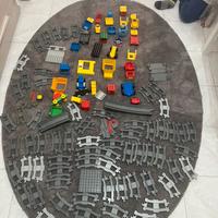 Lego duplo animali treni camion binari