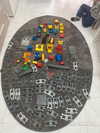 Lego duplo animali treni camion binari