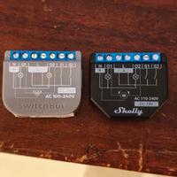 2 relè smart SwitchBot 2PM + Shelly 2PM