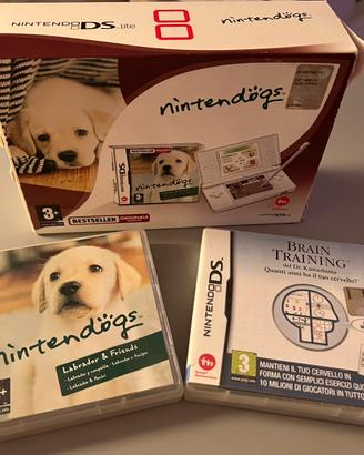 Nintendo DS Lite confezione originale + Nintendogs