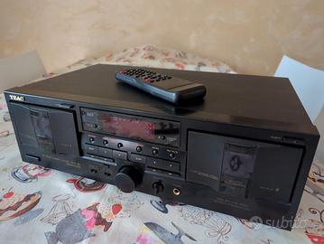Doppia piastra HiFi Teach W-760R mangiacassette