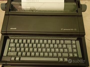 Macchina da scrivere Olivetti ET personal 510 II