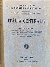 FERROVIE - GUIDA ITALIA TCI ITALIA CENTRALE. 1923
