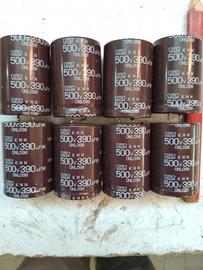 condensatori 500V 390 uF