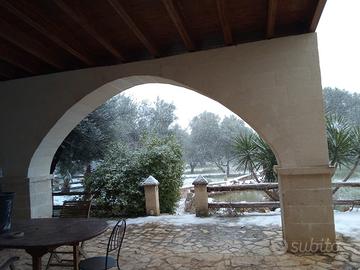 Terreno con villa e depandance