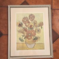 quadro riproduzione dei girasoli di Van Gogh