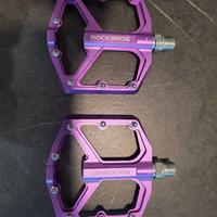 Pedali bici Rockbros viola NUOVI
