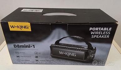 Altoparlante bluetooth W-King D8 mini Nuovo