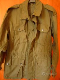 Giacca militare verde mimetica - nuova