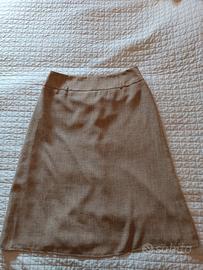 Gonna longuette NAF NAF 40 beige