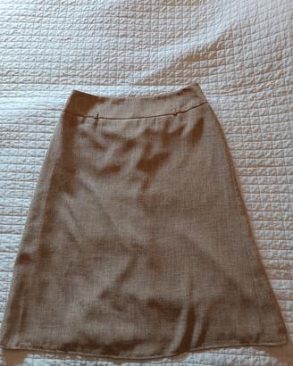 Gonna longuette NAF NAF 40 beige