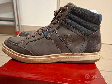 scarpe sneakers uomo 41 pelle marroni 