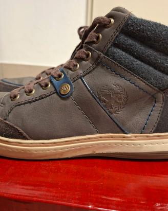 scarpe sneakers uomo 41 pelle marroni 