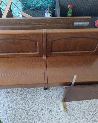 tavolo, panca in legno di ciliegio  e sedie