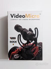 Rode VideoMicro-Microfono da videocamera compatto