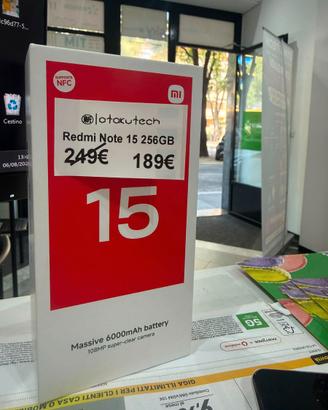 REDMI NOTE 15 5G PROMO SUPER OGGI
