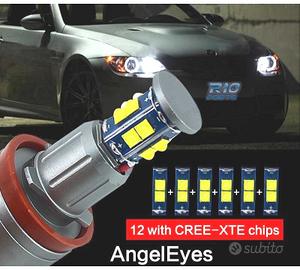 KIT LAMPADE OCCHI ANGEL LED 120W BMW E90 E92 X5 E7