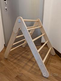 Triangolo montessoriano con scivolo salvaspazio