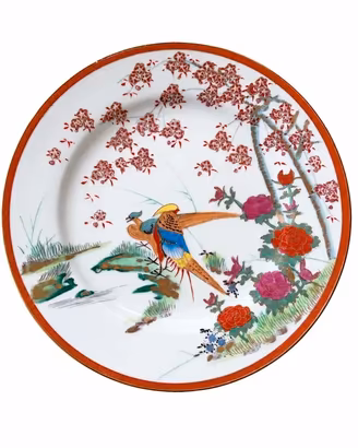 Piatto decorativo cinese Canton vintage