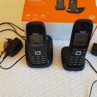 Gigaset as 405 duo nero cordless